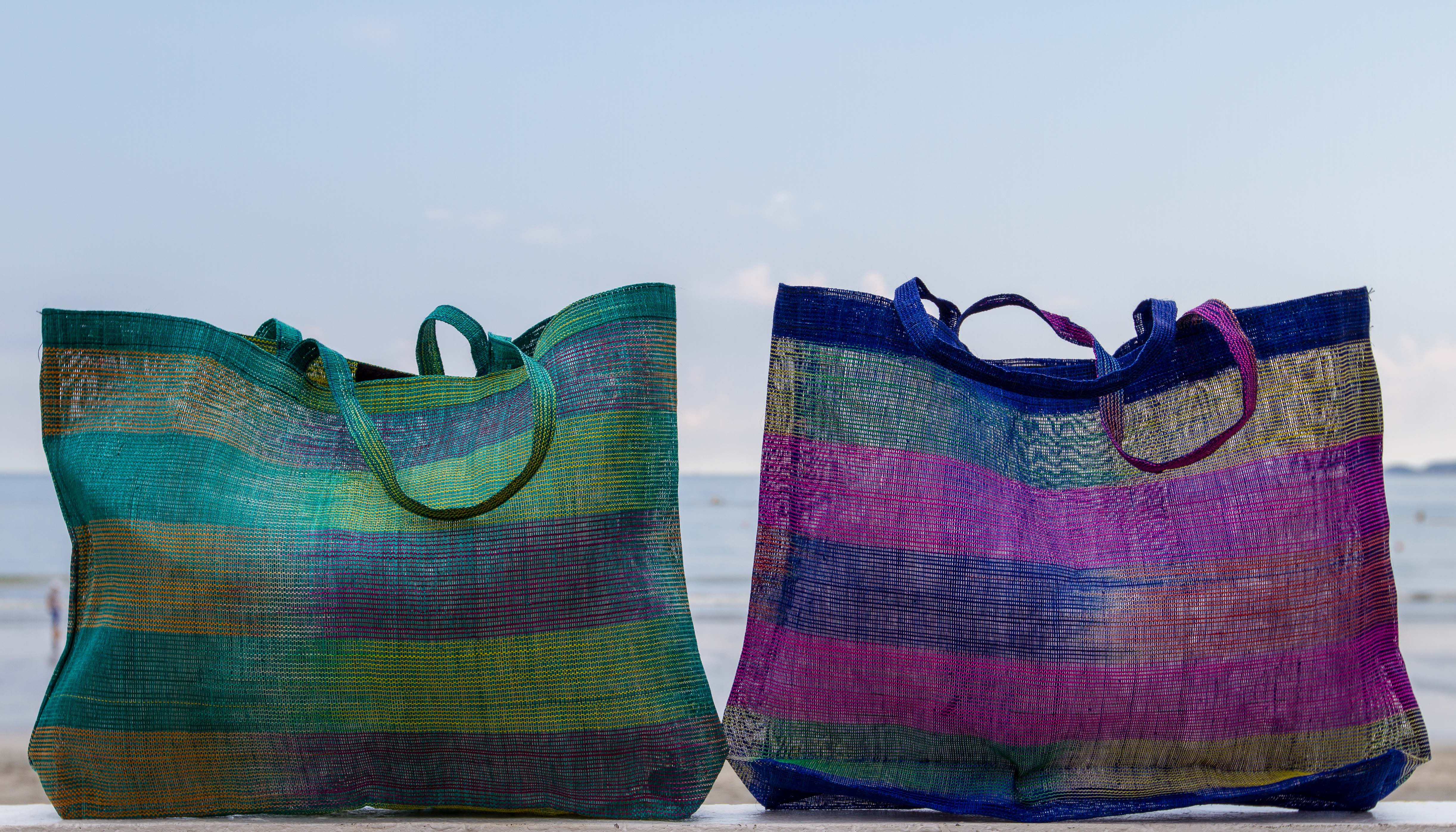 David Roden Medium Abaca Beach Bag 2