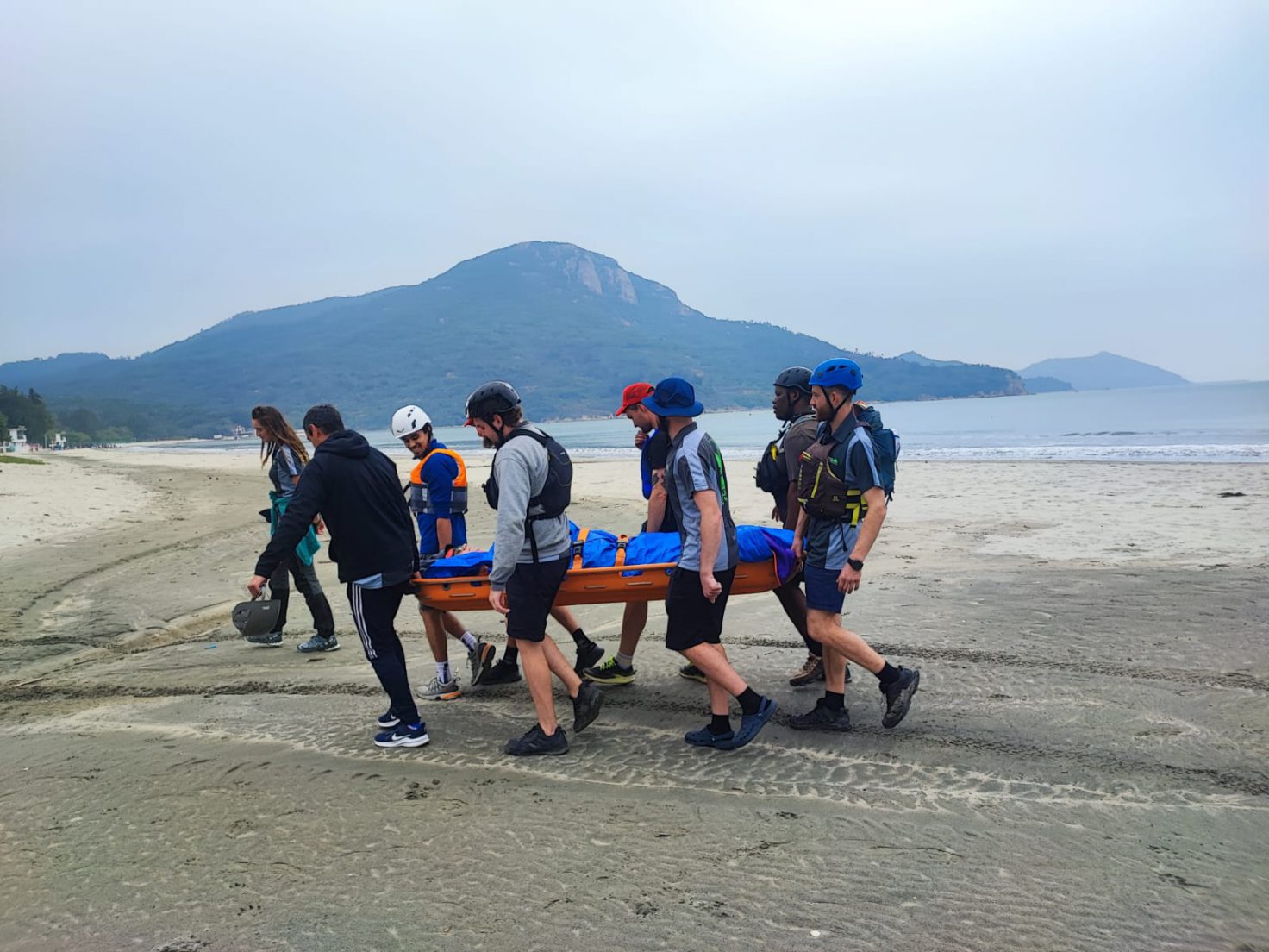 Rescue with stretcher