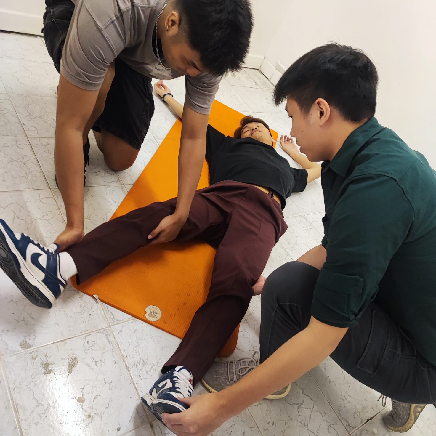 Physical body examination practice at TIG